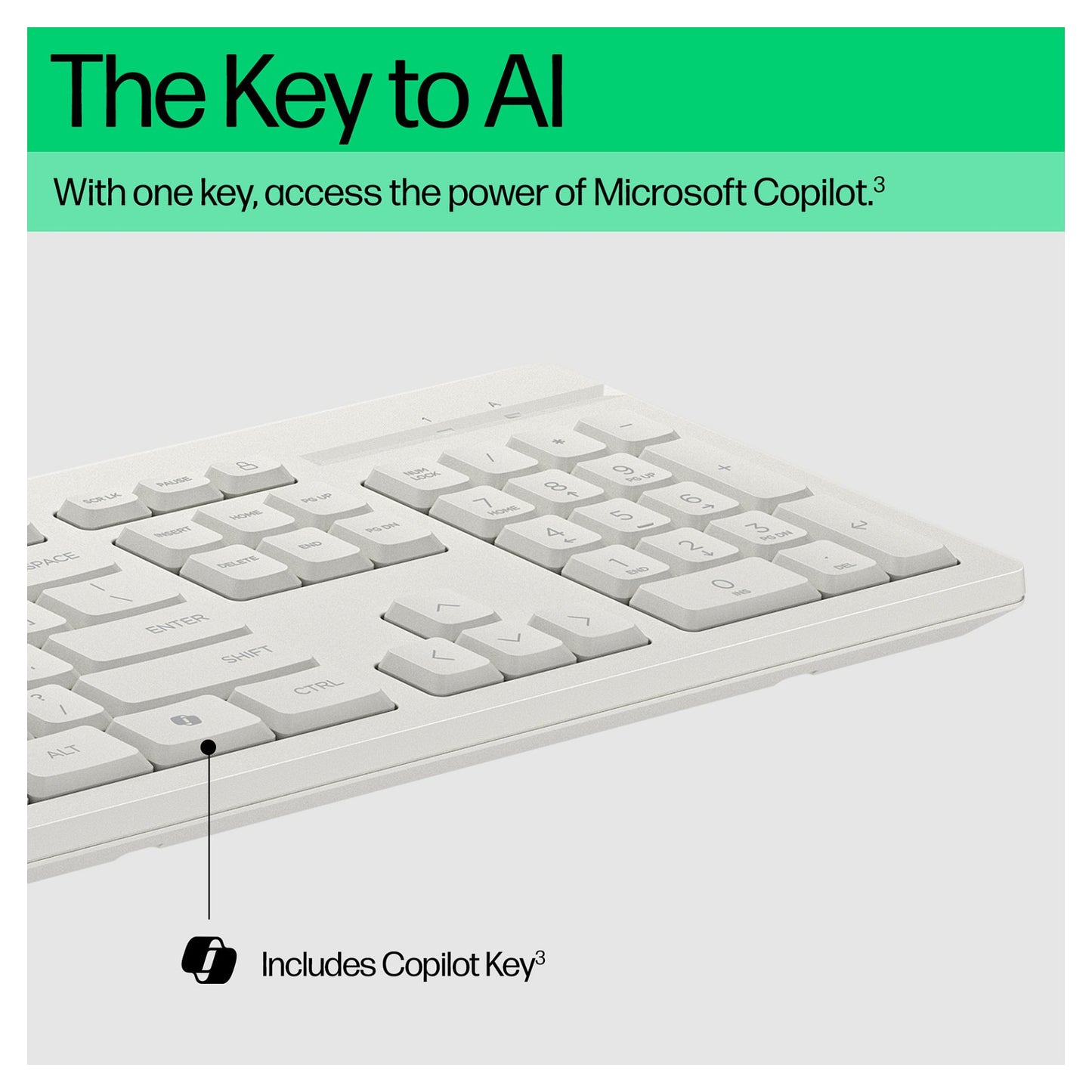 HP Tastatur+Maus 225 Set Kabelgebunden Weiß