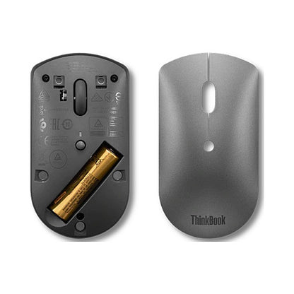 Lenovo Maus wireless - ThinkBook Bluetooth Silent Mouse Silb