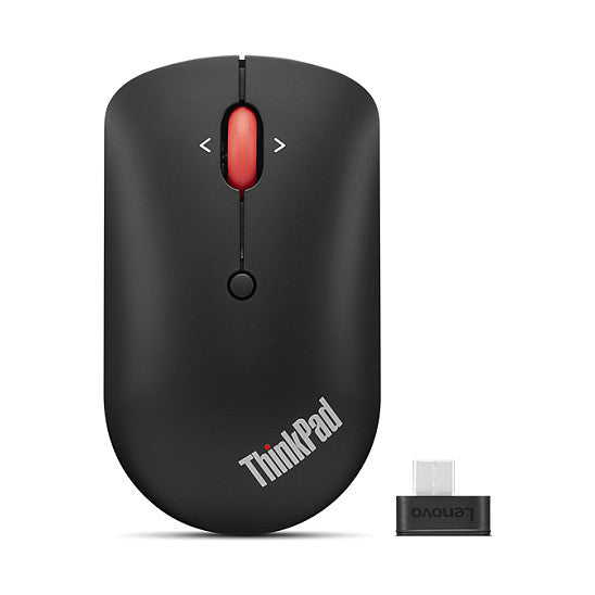Lenovo Maus wireless - Kompakte Funkmaus mit USB-C-Empfänger