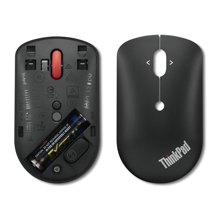 Lenovo Maus wireless - Kompakte Funkmaus mit USB-C-Empfänger