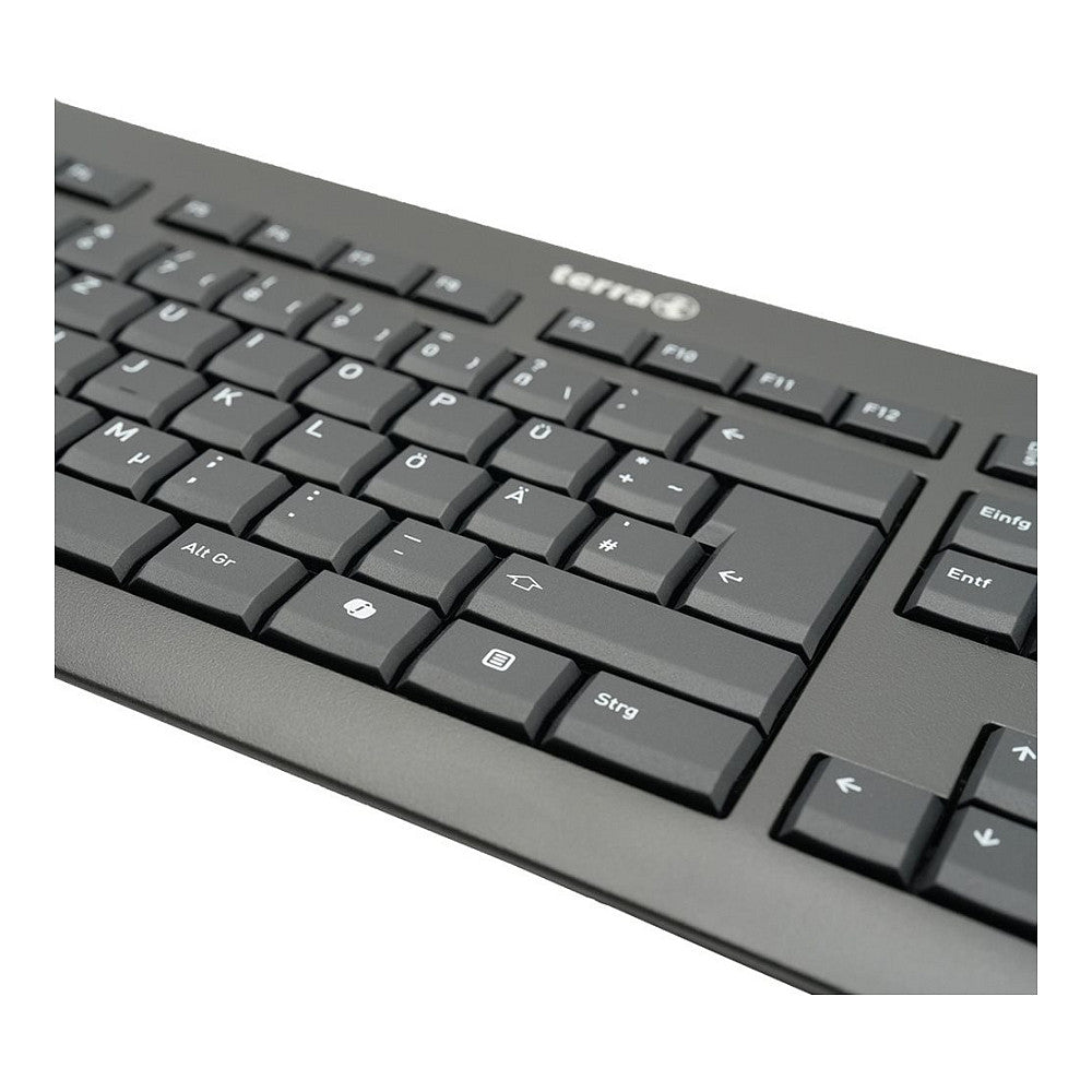 Wortmann TERRA Keyboard 1500 Corded [DE] USB black Copilot QWERTZ, 105 Tasten, kabelgebunden, 1,80m