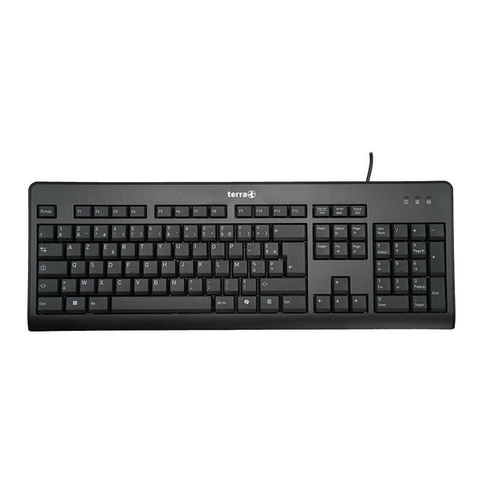 Wortmann TERRA Keyboard 1500 Corded [FR] USB black/noir Copilot AZERTY, 105 Tasten, kabelgebunden, 1,80m