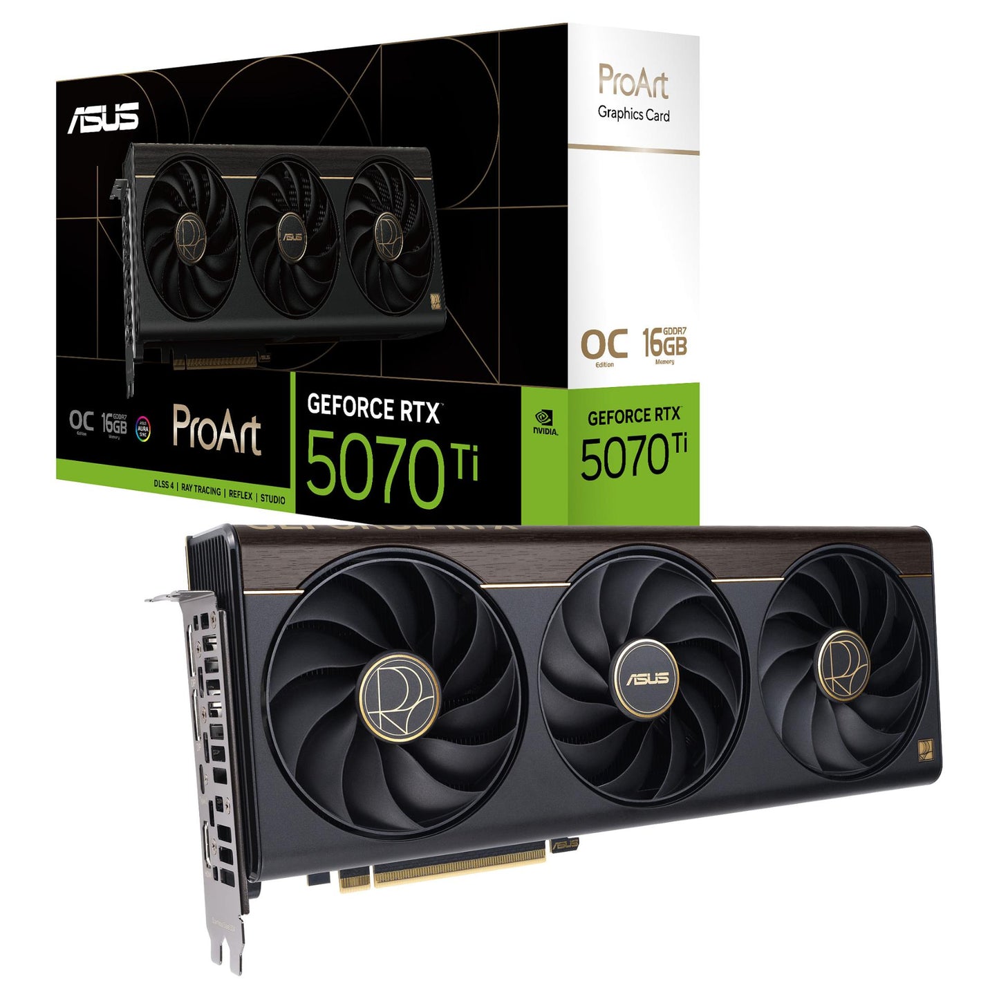 RTX 5070 TI 16GB ASUS Content Creation OC GDDR7 3 Fan