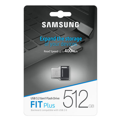 STICK 512GB Samsung FIT Plus Grey USB 3.1 retail