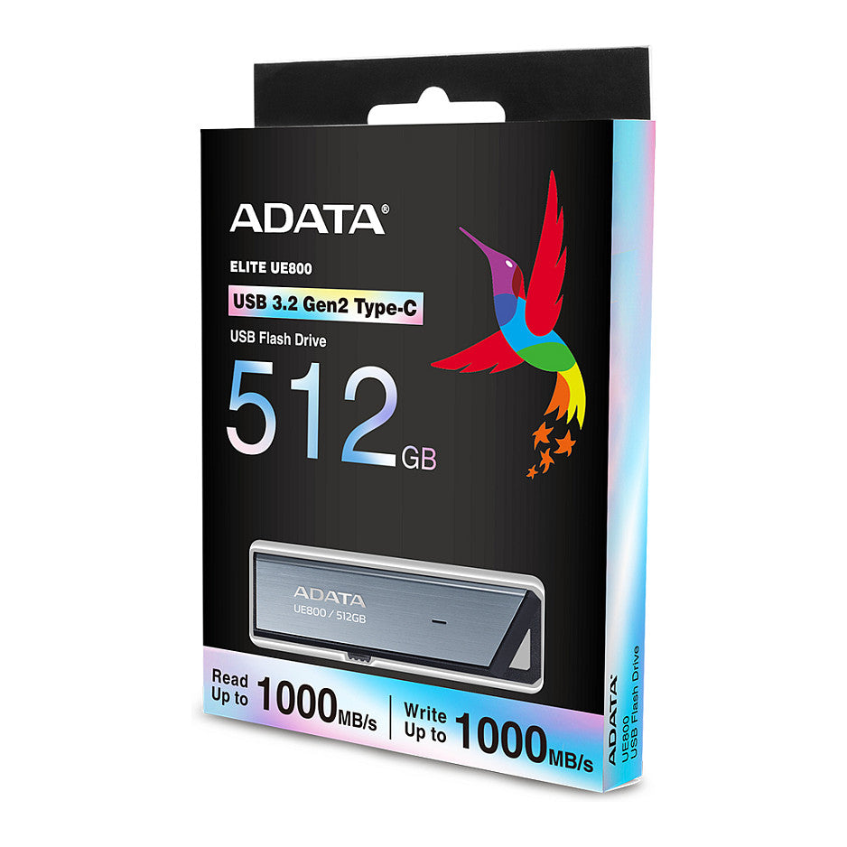 STICK ADATA UE800 512 GB (aluminium (gebrstet), USB-C 3.2 (10 Gbit/s))