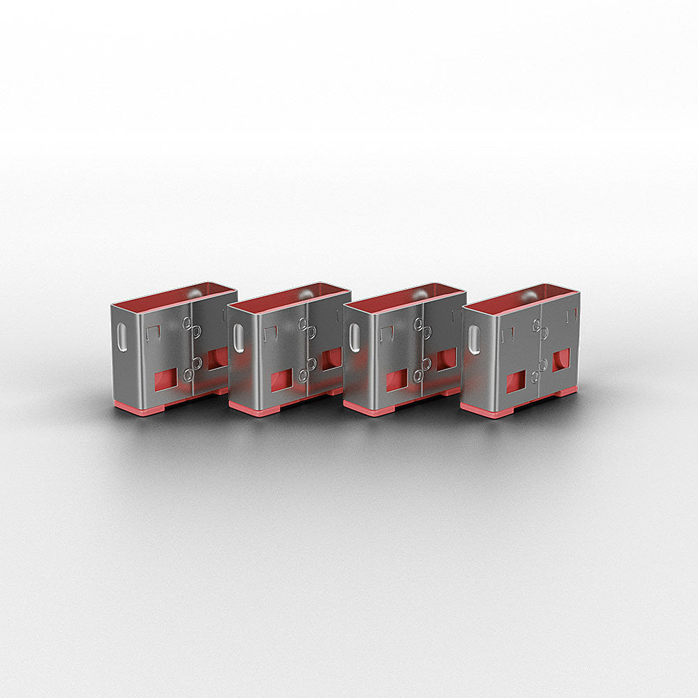 STICK LINDY USB Portschlösser 10xPink Erweiterungskit für 40450