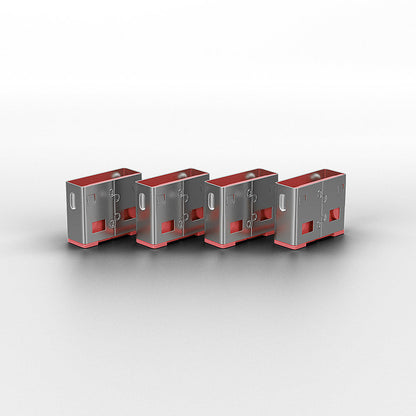 STICK LINDY USB Portschlösser 10xPink Erweiterungskit für 40450