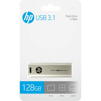 STICK HP USB STICK x796w metallic 128 GB