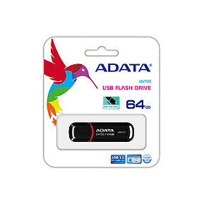 STICK 64GB ADATA DashDrive UV150 schwarz retail