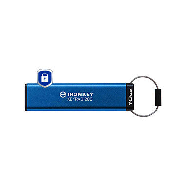 STICK 16GB Kingston IronKey Keypad 200 retail