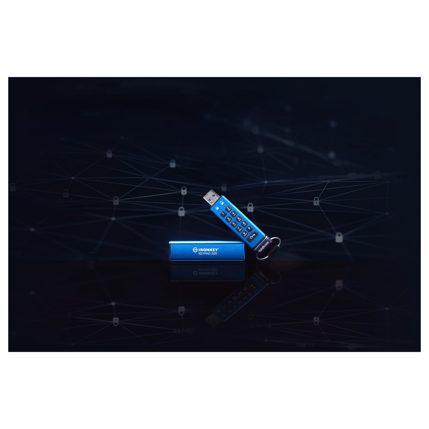 STICK 128GB Kingston IronKey Keypad 200 retail