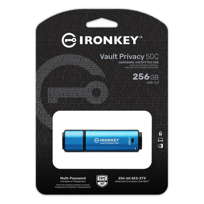 STICK 256GB Kingston IronKey Vault Privacy 50C AES-256 retail
