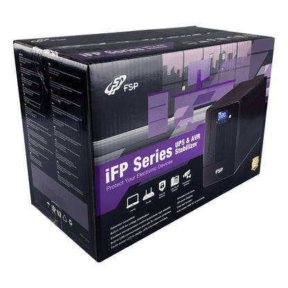 FSP iFP1500 Tower Line-interactive 1500VA 900W 2xSCHUKO 2xIEC LCD