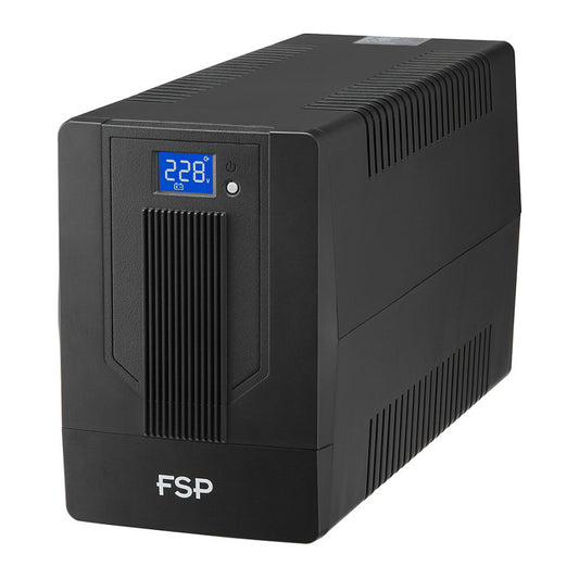 FSP iFP2000 Tower Line-interactive UPS 2000VA 1200W 2xSCHUKO 2xIEC 2x12V/9AH LCD
