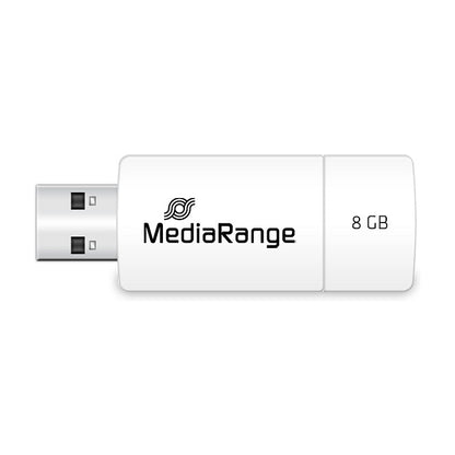 STICK MediaRange USB STICK 8GB USB 2.0 Slider blue