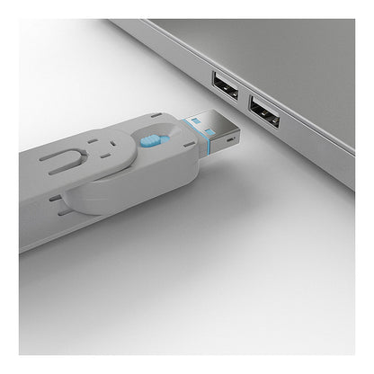 STICK LINDY USB Typ A Portschlösser 4xBlau mit Schlüssel