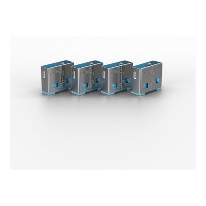 STICK LINDY USB Typ A Portschlösser 10xBlau Erweiterung für 40452