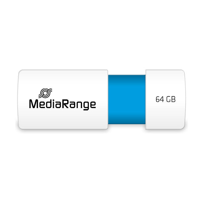 STICK MediaRange USB STICK 64GB USB 2.0 Color Edt. hellblau