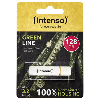 STICK Intenso Green Line 128 GB (beige/braun, USB-A 3.2 Gen 1)