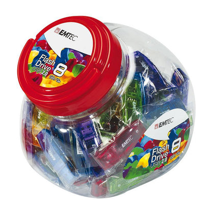STICK Emtec USB2.0 C410 32GB Candy Jar 80 pces