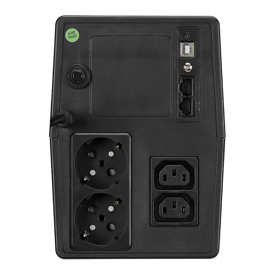FSP iFP2000 Tower Line-interactive UPS 2000VA 1200W 2xSCHUKO 2xIEC 2x12V/9AH LCD