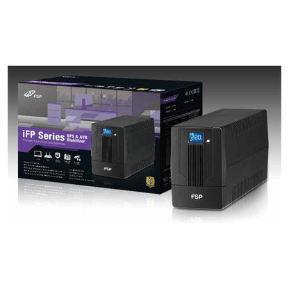 FSP iFP2000 Tower Line-interactive UPS 2000VA 1200W 2xSCHUKO 2xIEC 2x12V/9AH LCD