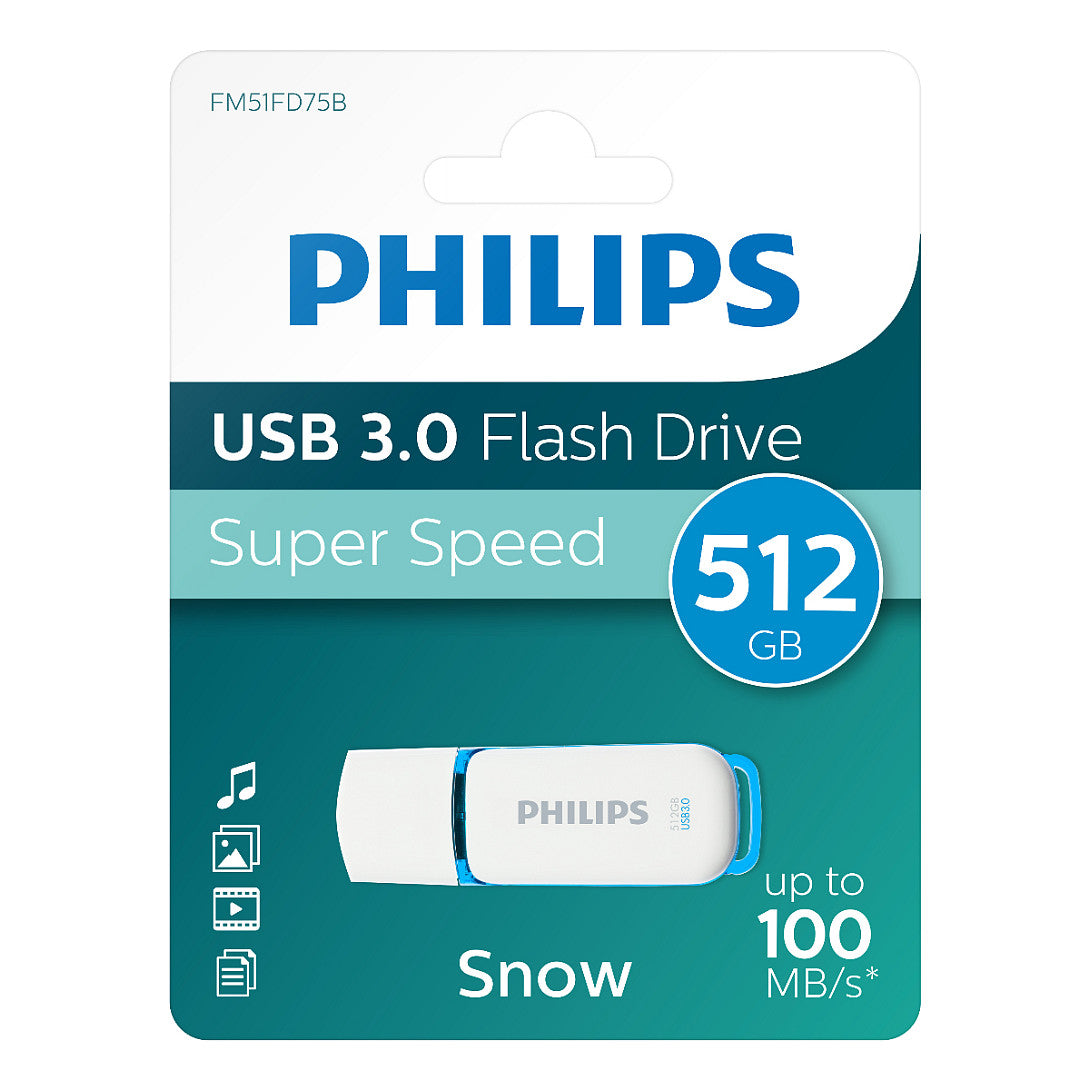 STICK Philips USB 3.0 512GB Snow Edition Spring Green