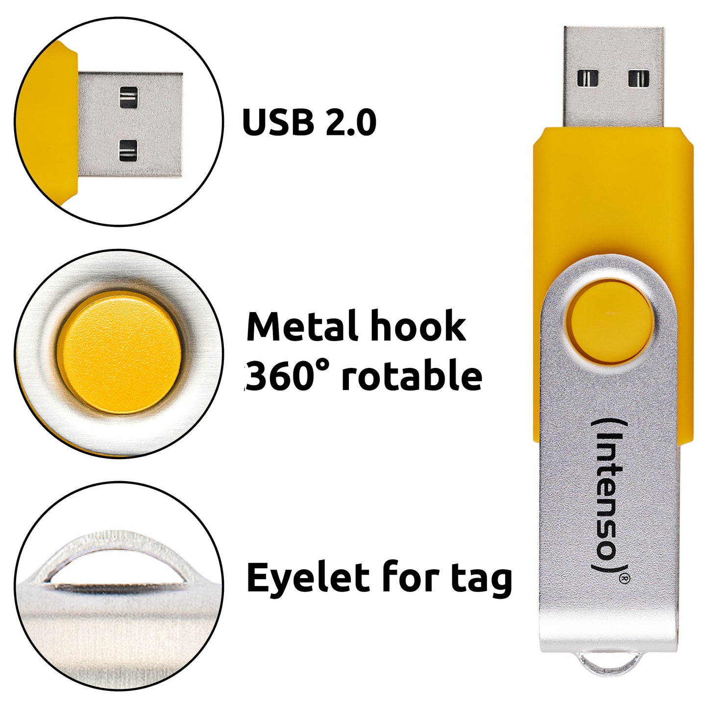 STICK Intenso Office Line 256GB USB Stick 3.2 Multipack x5 bunt