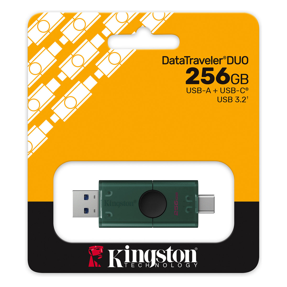 STICK 256GB USB-A+USB-C 3.2 G1 DataTrvlr DuoG2