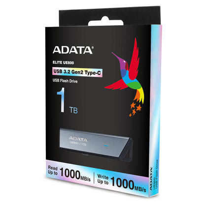 STICK ADATA UE800 1 TB(aluminium(gebürstet), USB-C 3.2(10 Gbit/s))