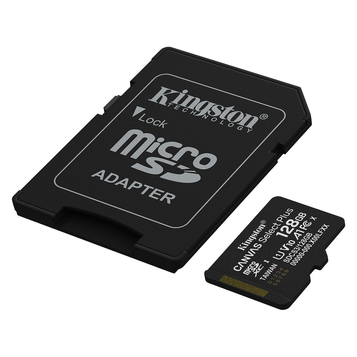 CARD Kingston 128GB microsdxc Canvas Select Plus Gen3 150MB/s A1 Card + Adapter