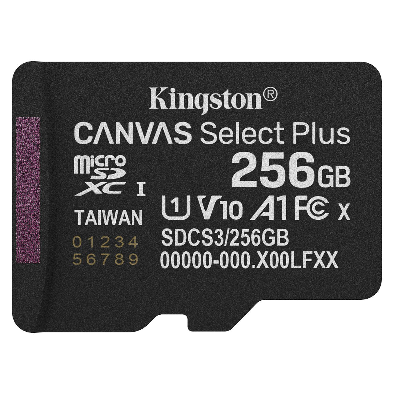 CARD Kingston 256GB microsdxc Canvas Select Plus Gen3 150MB/s A1 Card + Adapter
