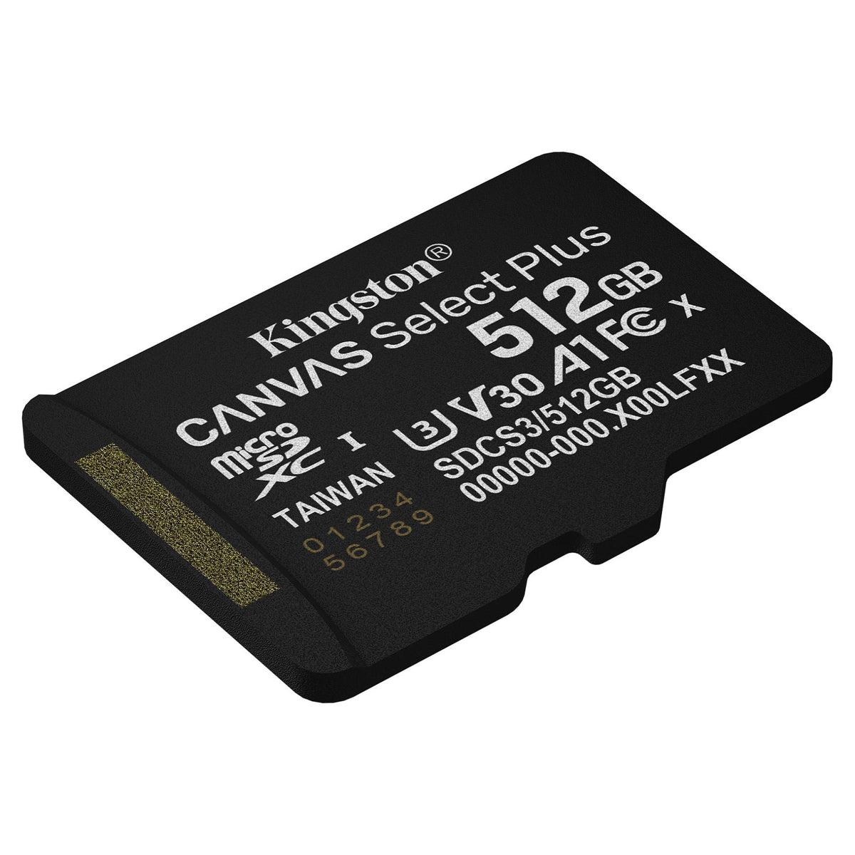 CARD Kingston 512GB microsdxc Canvas Select Plus Gen3 150MB/s A1 Card + Adapter