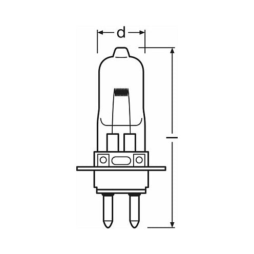 Osram Halogen Niedervoltglhl. 30W 12VPG22 30X1