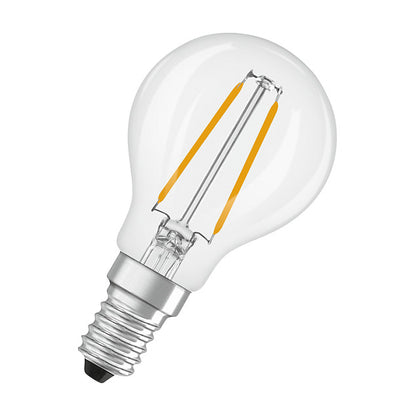 Osram LED Classic P 25 Filament P 1.8W 827 Clear E14 LED-Lampen, klassische Miniba