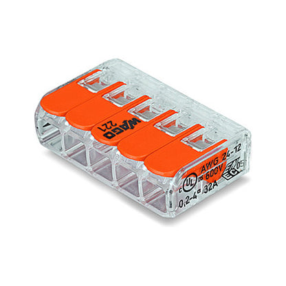 Wago Serie 221 - 5*4mm (25 Stück)