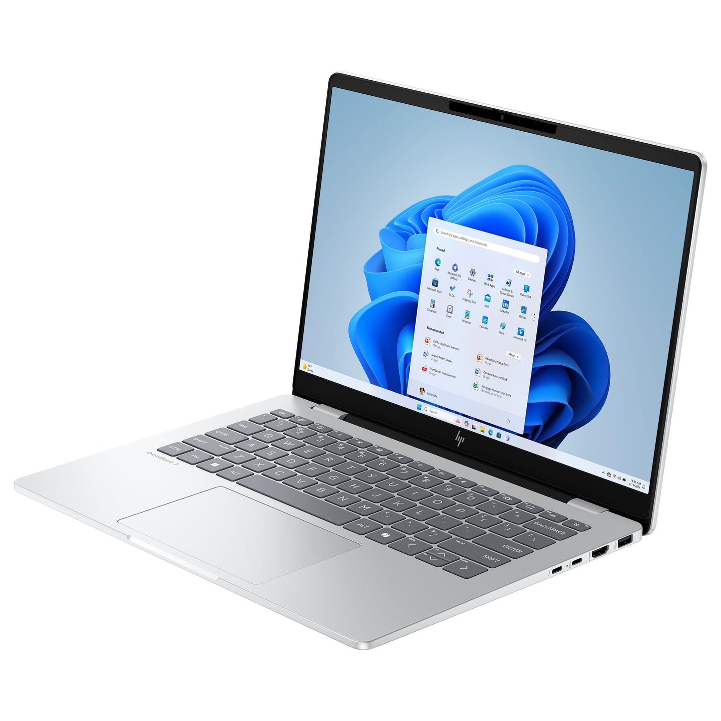 HP OmniBook 7 AI 14" 2k Core Ultra 7 255U 16GB/512GB SSD Win11 Home - 14-fr0475ng Copilot+PC