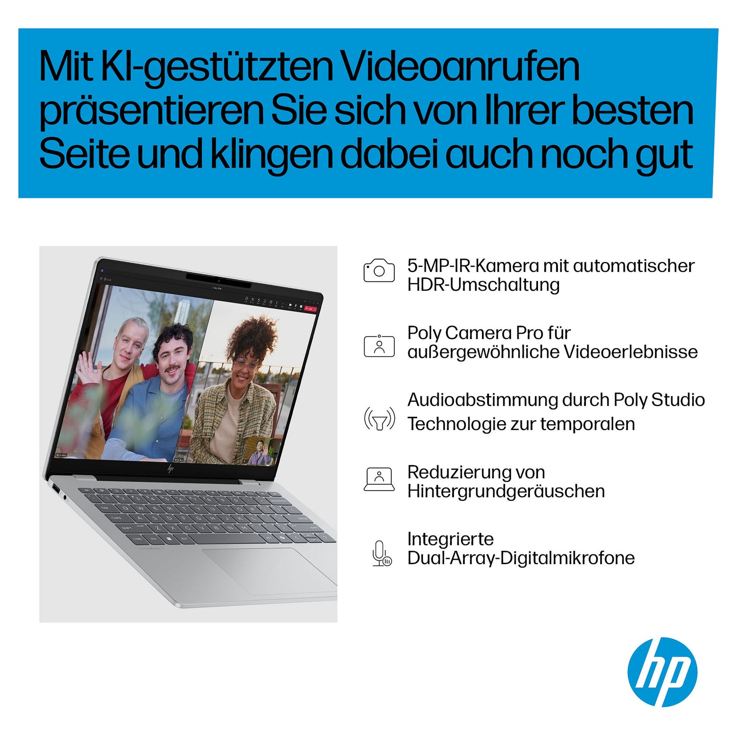 HP OmniBook 7 AI 14" 2k Core Ultra 7 255U 16GB/512GB SSD Win11 Home - 14-fr0475ng Copilot+PC