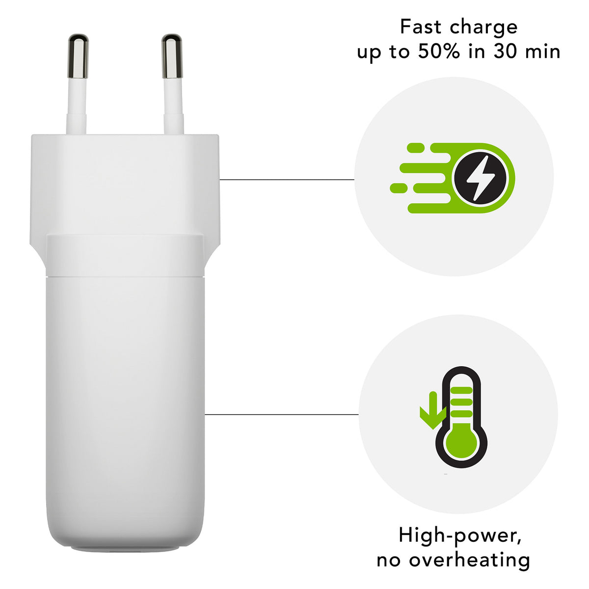 dbramante1928 WALL CHARGER - USB-C 65W EU -