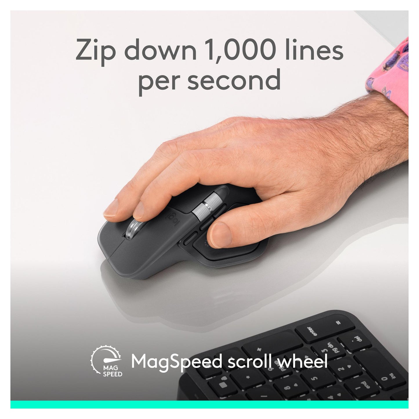 Logitech MX Master 4 for Business - GRAPHITE - 2.4GHZ/BT Business Version
