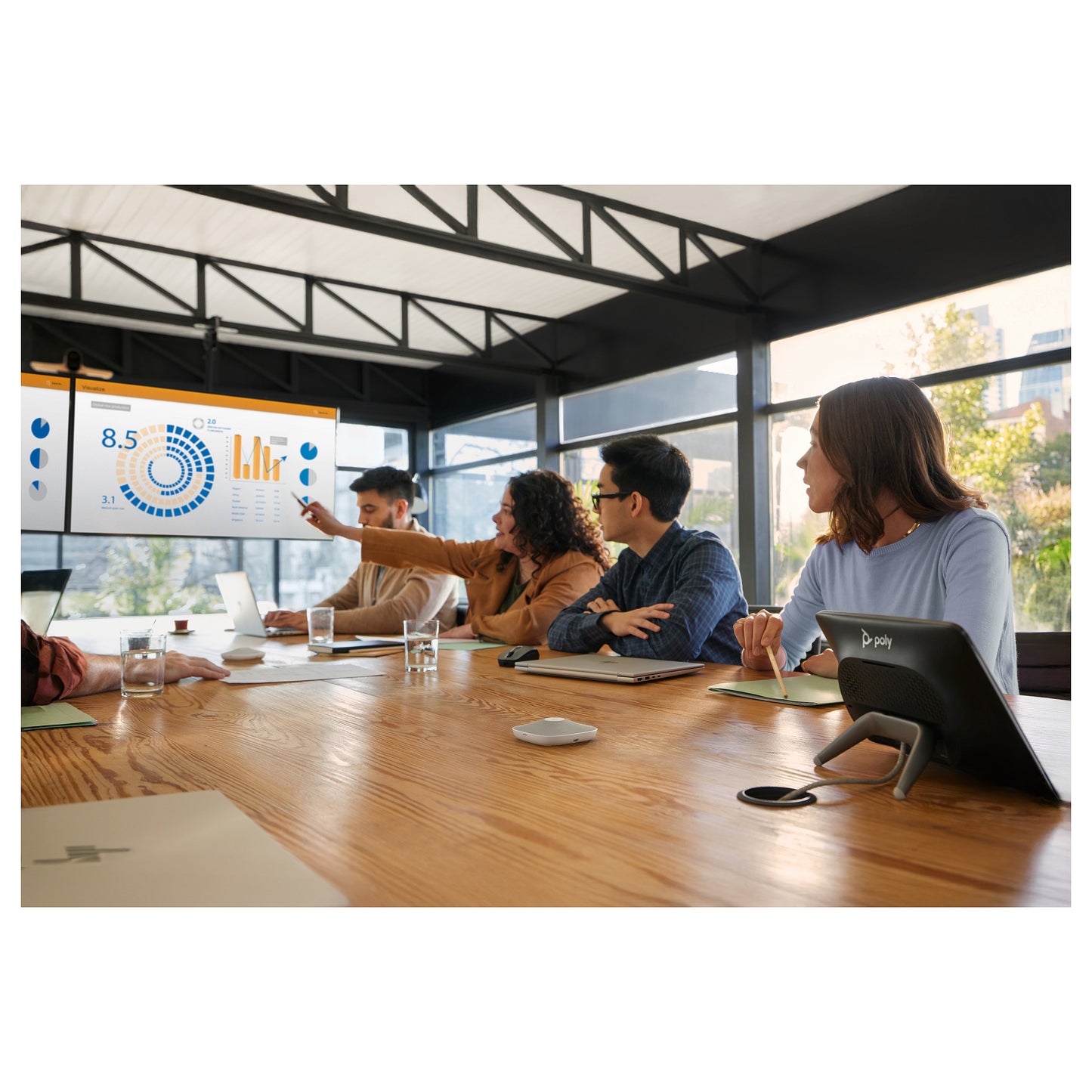 HP Poly STUDIO A2 WHITE TABLE