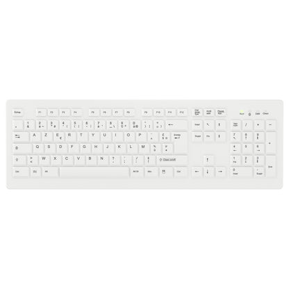 Cherry AK-C8100F-FU1-W/FR - wischdesinfizierbar - weiß - französisch