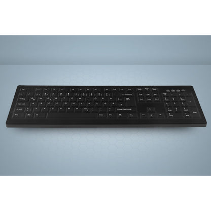 Cherry AK-C8100F-U1-B/US - wischdesinfizierbar - schwarz - US englisch