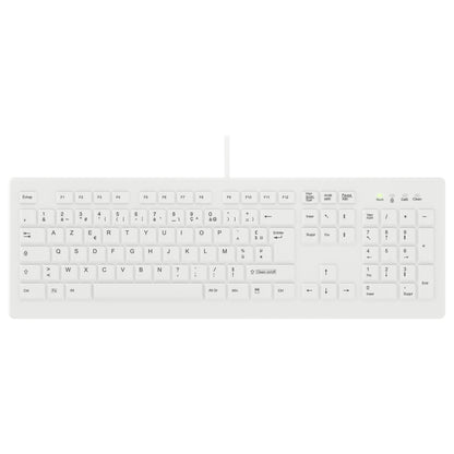 Cherry AK-C8100F-U1-W/FR - wischdesinfizierbar - weiß - französisch