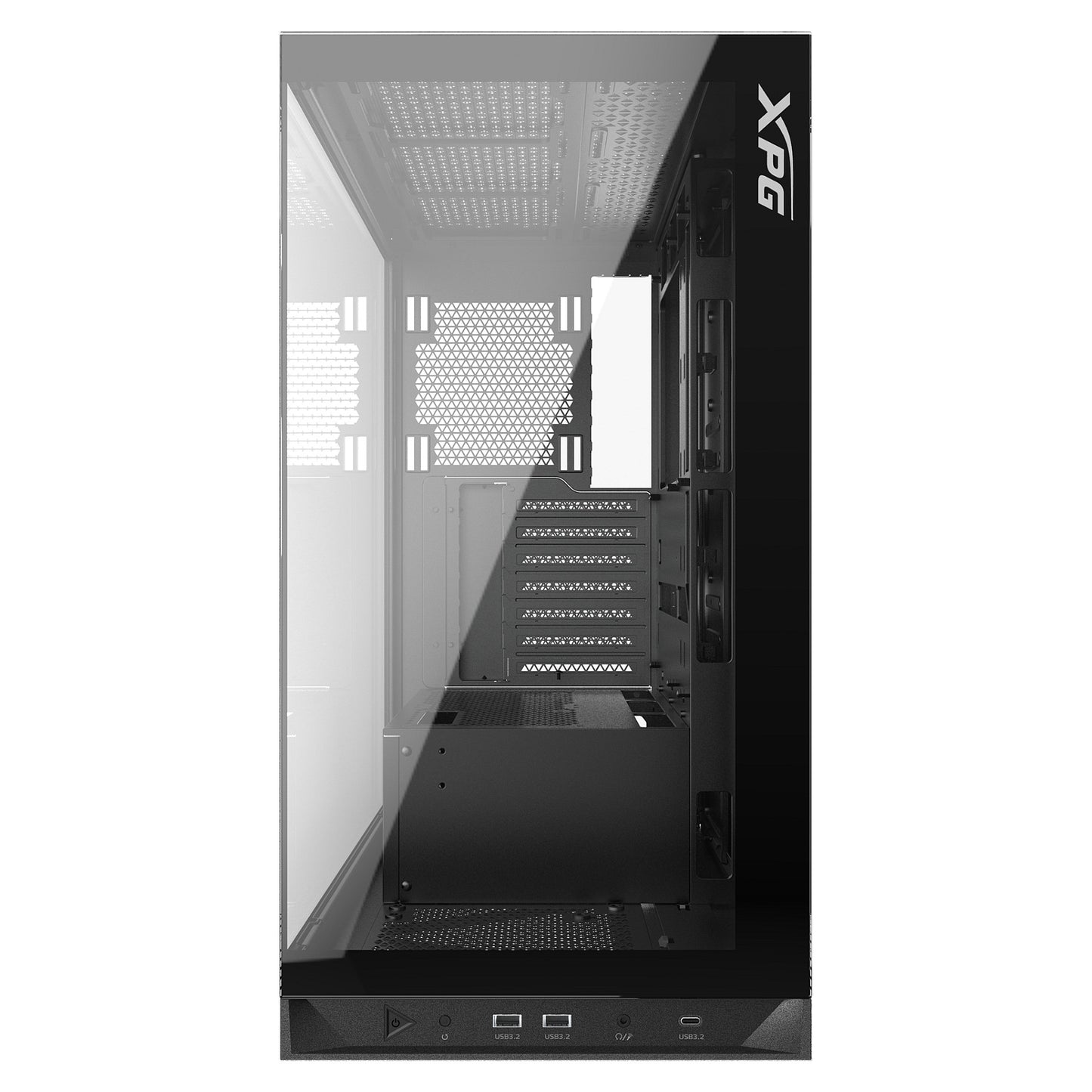 XPG Invader X ATX Midi Tower schwarz 4x120mm ARGB Glas USB C