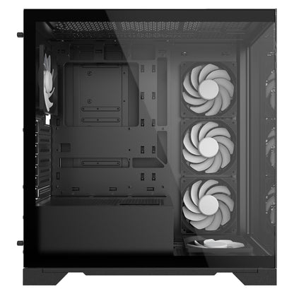 XPG Invader X ATX Midi Tower schwarz 4x120mm ARGB Glas USB C