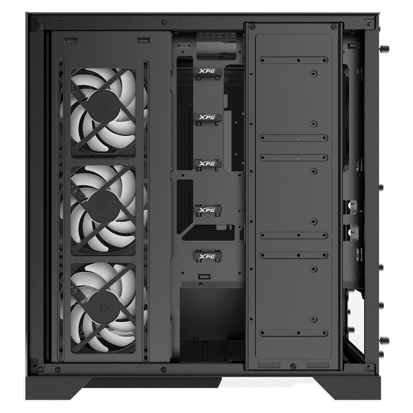 XPG Invader X ATX Midi Tower schwarz Glas USB C