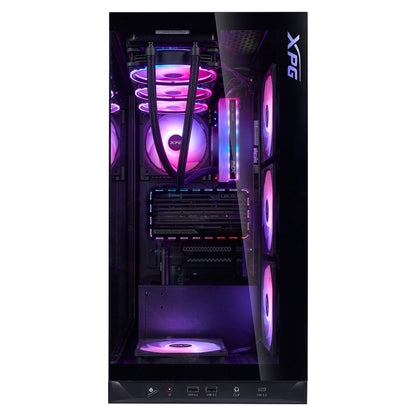 XPG Invader X BTF ATX Midi Tower schwarz 5x120mm ARGB USB C
