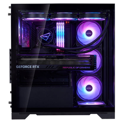 XPG Invader X BTF ATX Midi Tower schwarz 5x120mm ARGB USB C