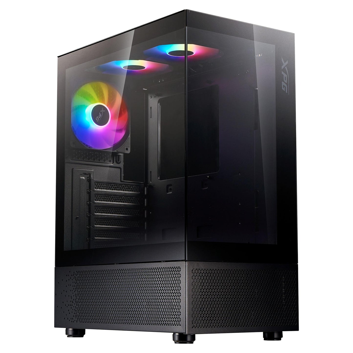 XPG Invader X Mini ATX Midi Tower schwarz 5x120mm ARGB USB C
